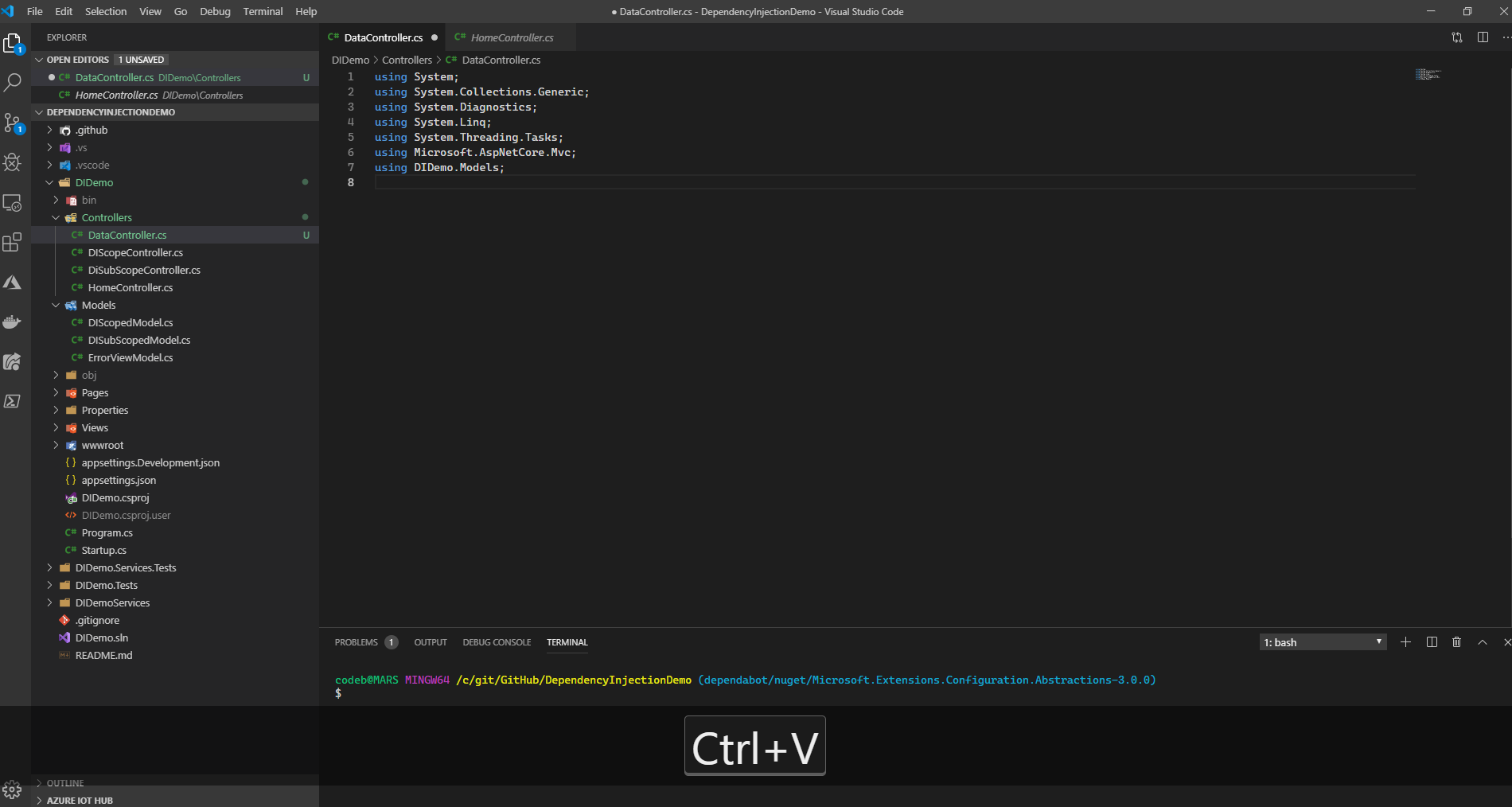 Screencast Mode - Configured