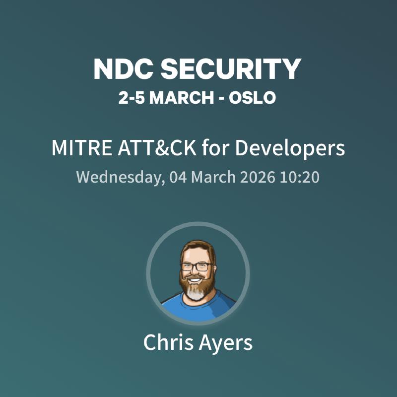 NDC Security 2026 - MITRE ATT&CK for Developers